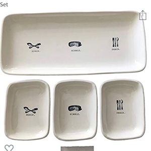 NWT Rae Dunn Munch Nubble Snack serving set